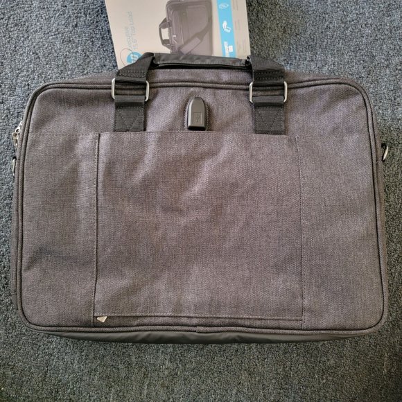 HP Executive Top Load Notebook Laptop Case 15.6" Gray - Picture 3 of 8